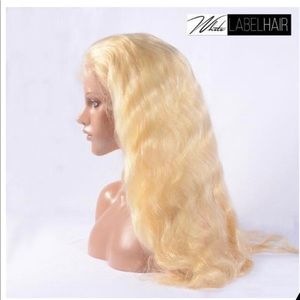 100% Human hair full lace glueless wig